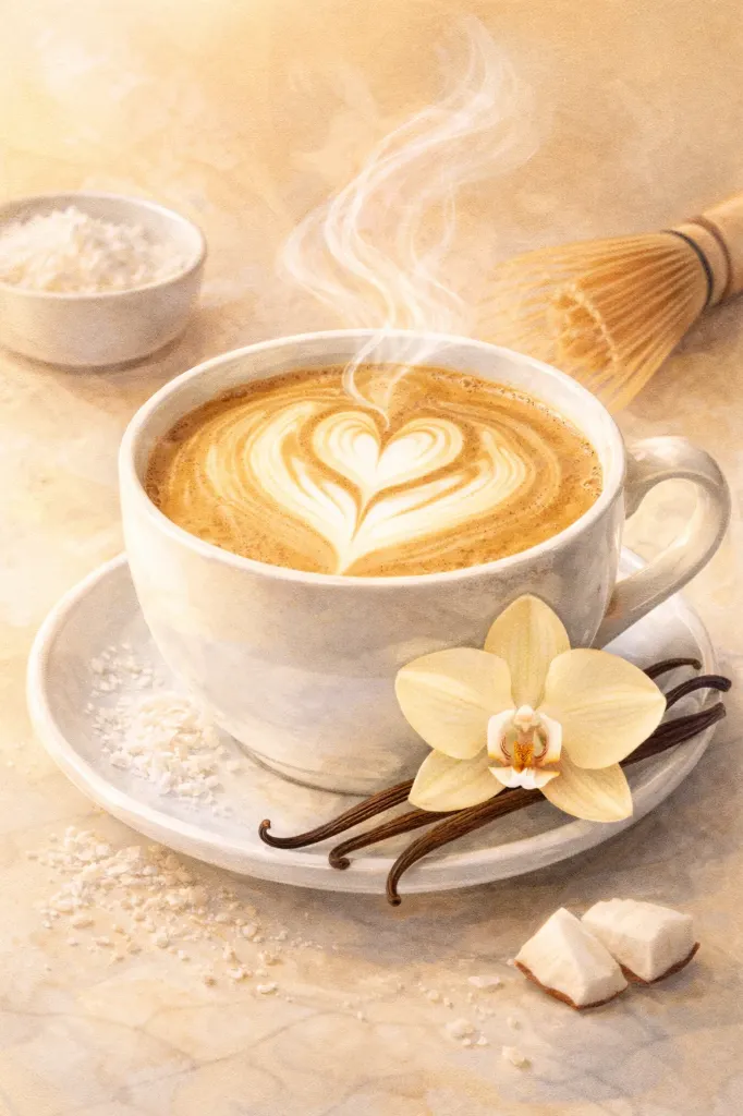 Vanilla Coffee Latte (Mediano, Sin Leche Vegetal)