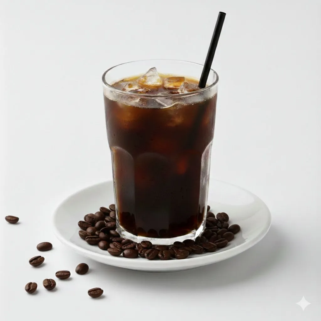 Iced Americano (Mediano, Sin Leche Vegetal)